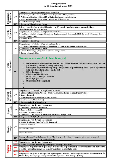 27.01.2025 - 02.02.2025