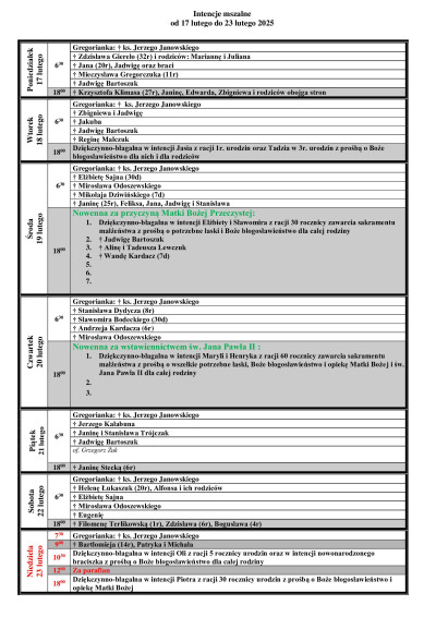 17.02.2025 - 23.02.2025